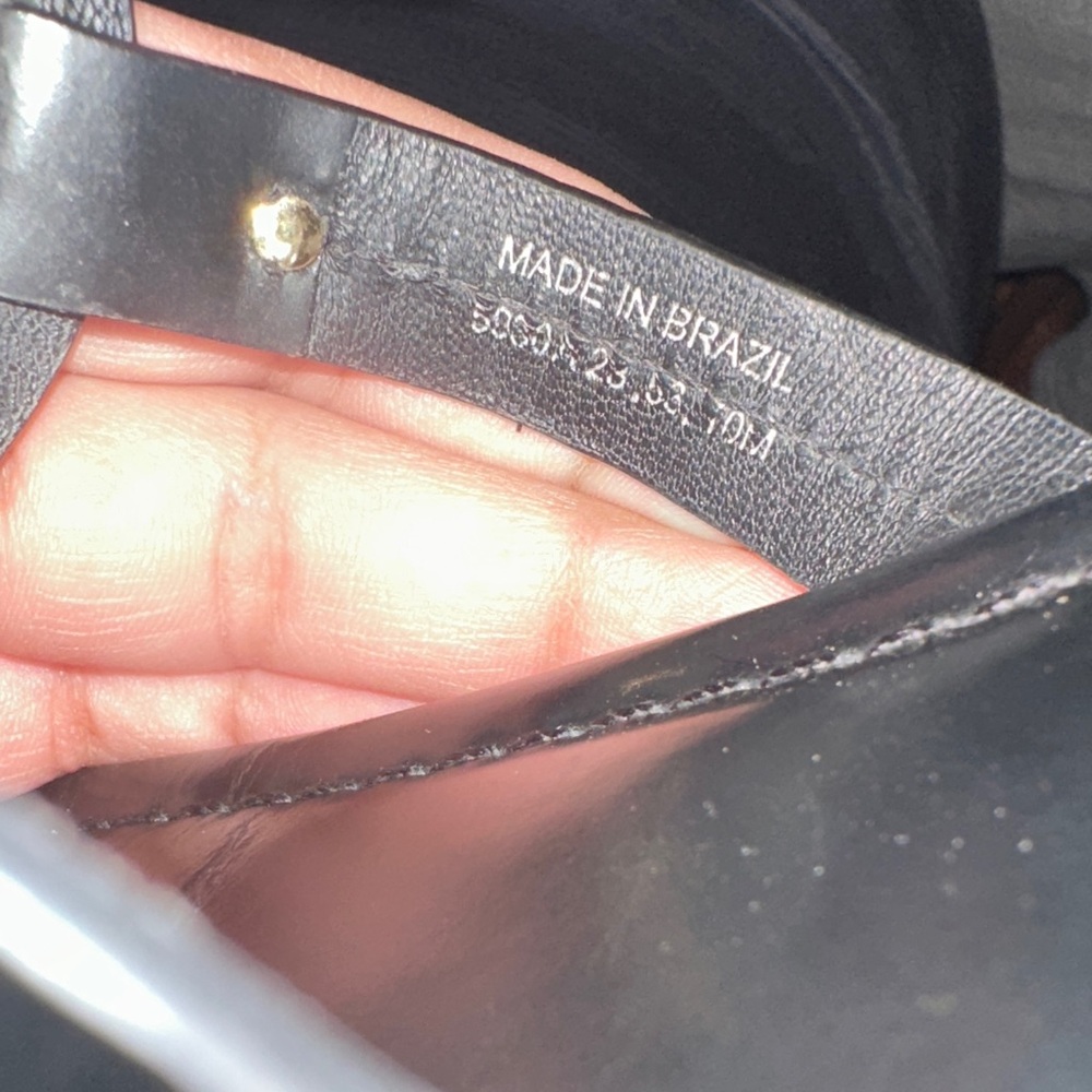 Tory Burch Black Leather Sandals - Picture 3 of 5
